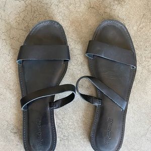 Madewell leather slide sandals